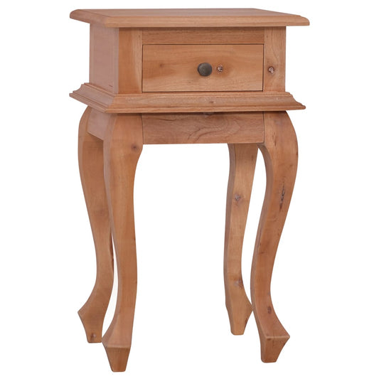 Bedside Table 35x30x60 cm Solid Mahogany Wood