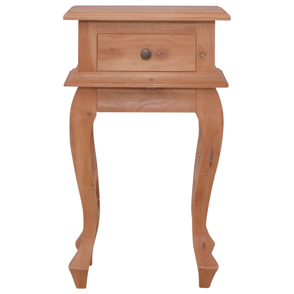 Bedside Table 35x30x60 cm Solid Mahogany Wood