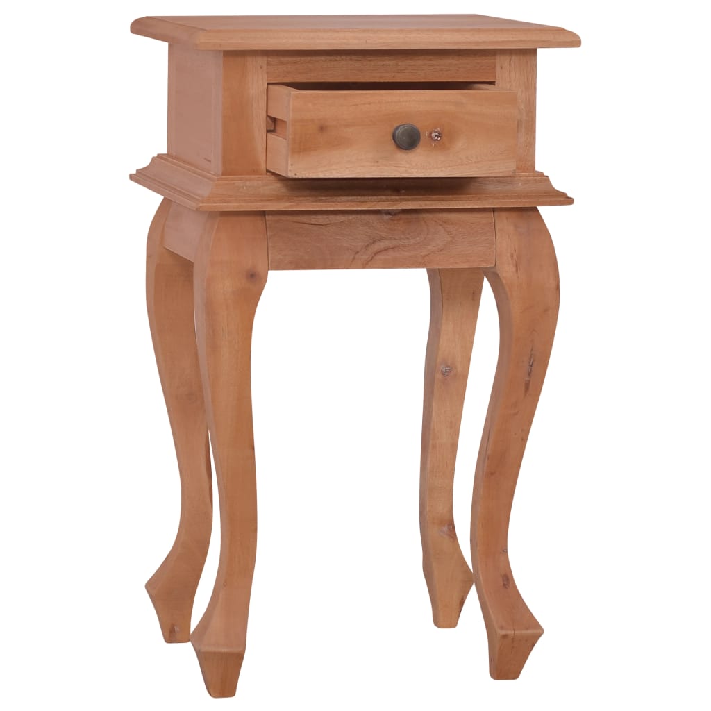 Bedside Table 35x30x60 cm Solid Mahogany Wood