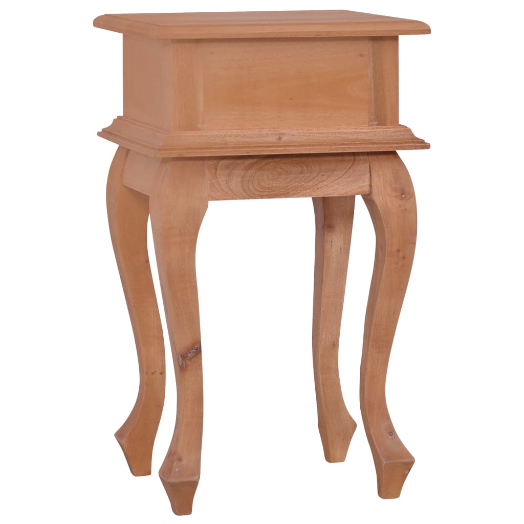 Bedside Table 35x30x60 cm Solid Mahogany Wood