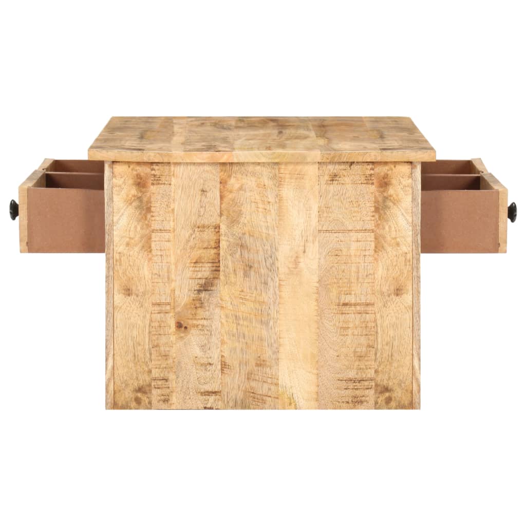 Coffee Table 88x50x38 cm Rough Mango Wood