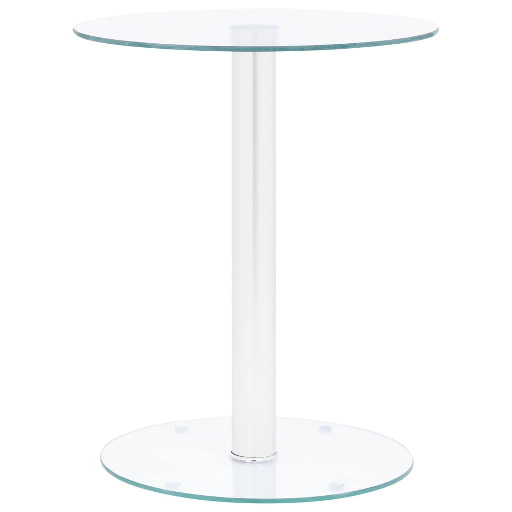 Coffee Table 40 Cm Tempered Glass