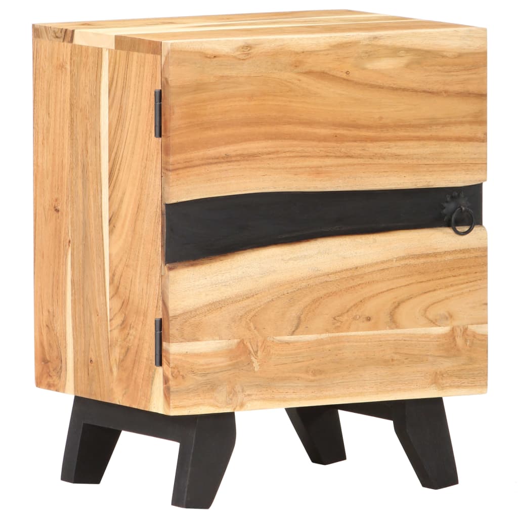 Bedside Cabinet 40x30x51 cm Solid Acacia Wood