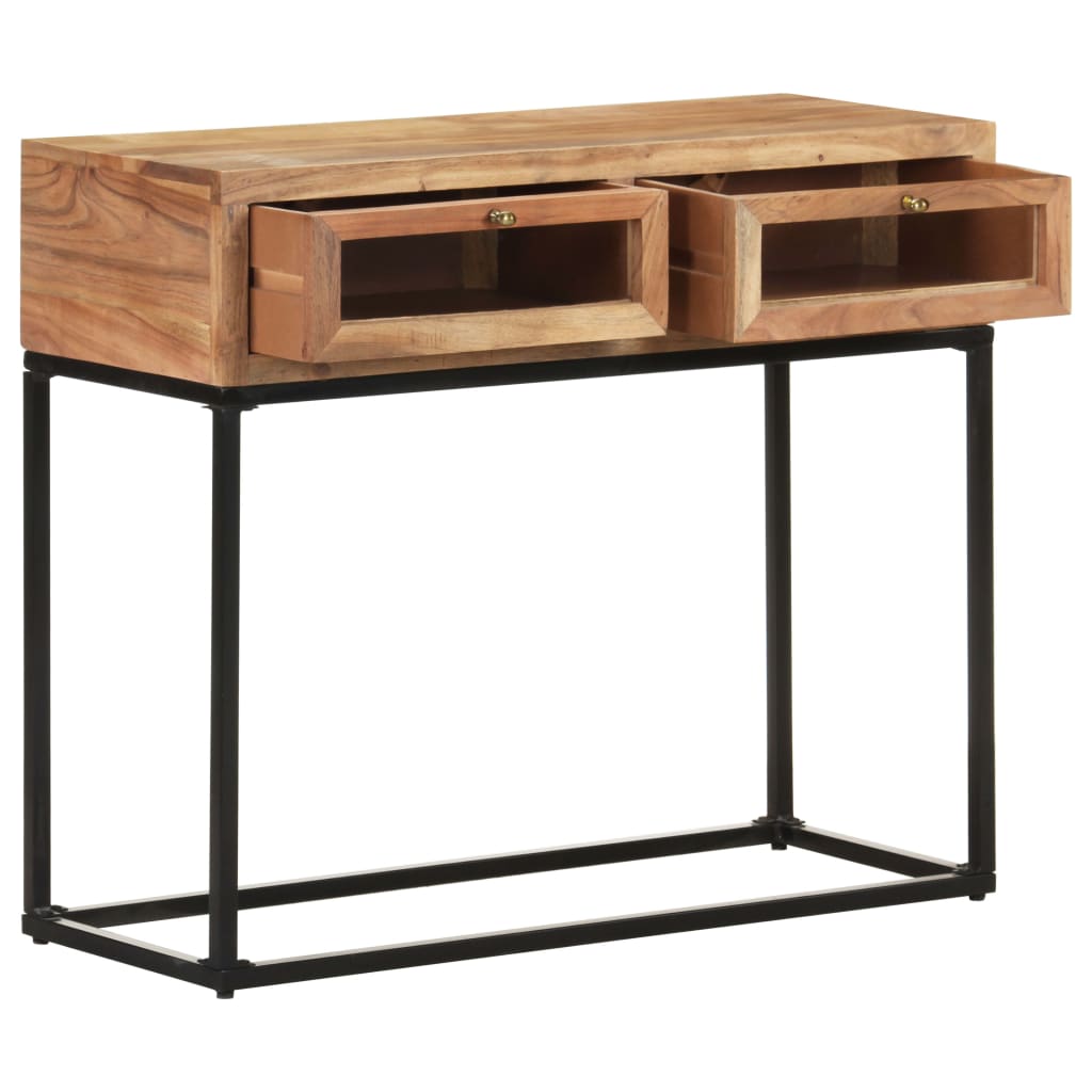 Console Table 90x35x76 cm Solid Acacia Wood