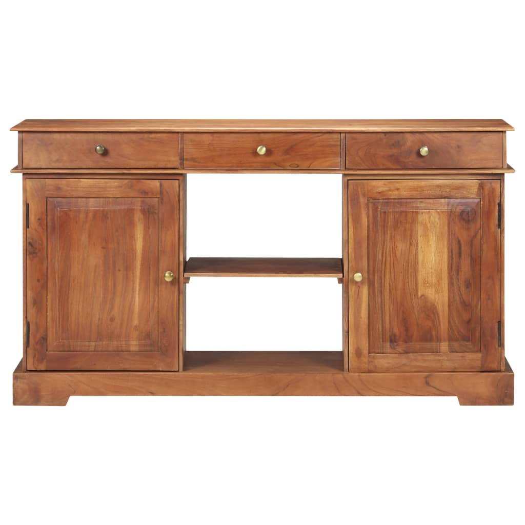 Sideboard 135X35X75 Cm Solid Acacia Wood