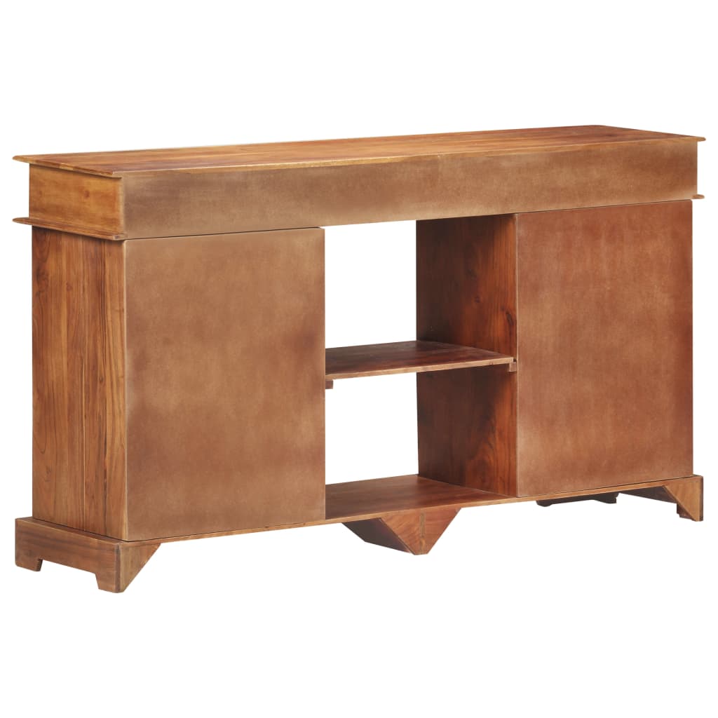 Sideboard 135X35X75 Cm Solid Acacia Wood