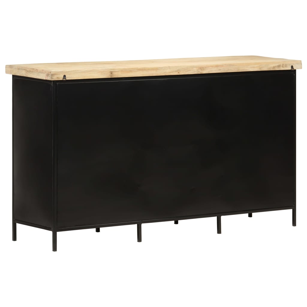 Sideboard 140X38X76 Cm Rough Mango Wood