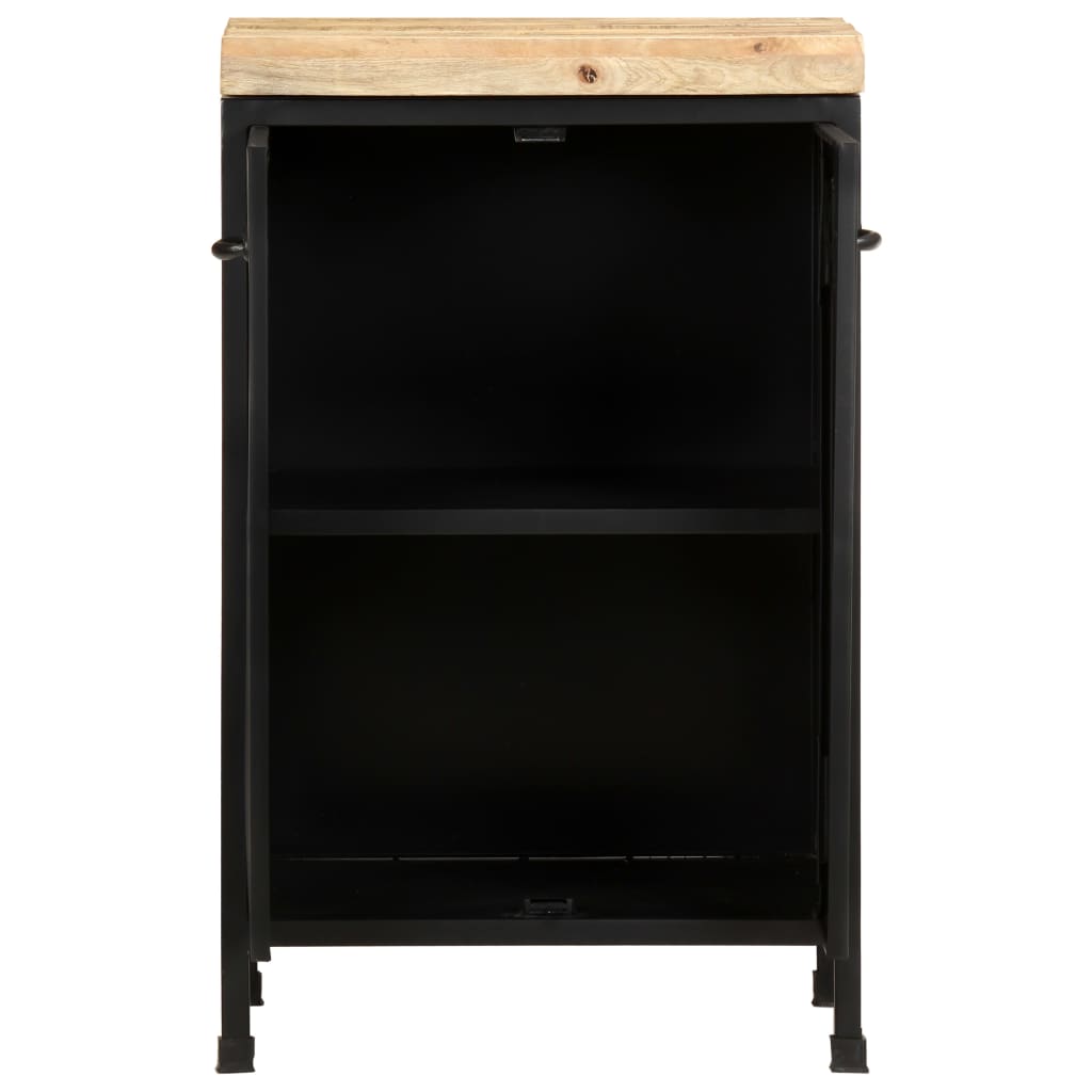 Sideboard 47X35X76 Cm Rough Mango Wood