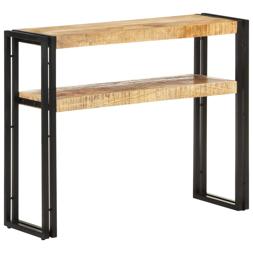 Console Table 90x30x75 cm Rough Mango Wood