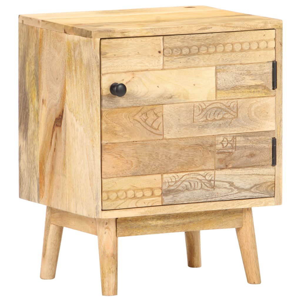 Bedside Cabinet 40x30x50 cm Solid Mango Wood