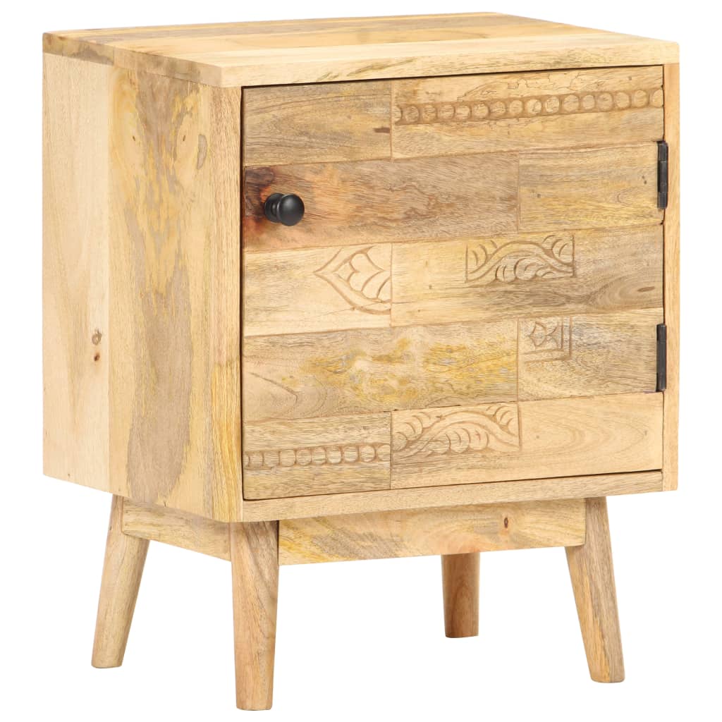 Bedside Cabinet 40x30x50 cm Solid Mango Wood