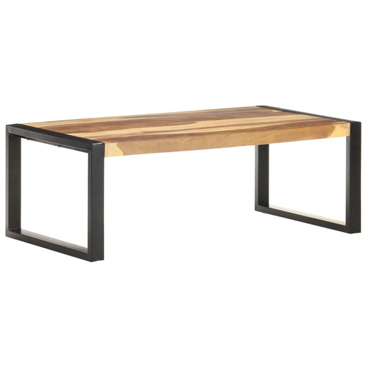 Coffee Table 110x60x40 cm Solid Wood with Sheesham Finish