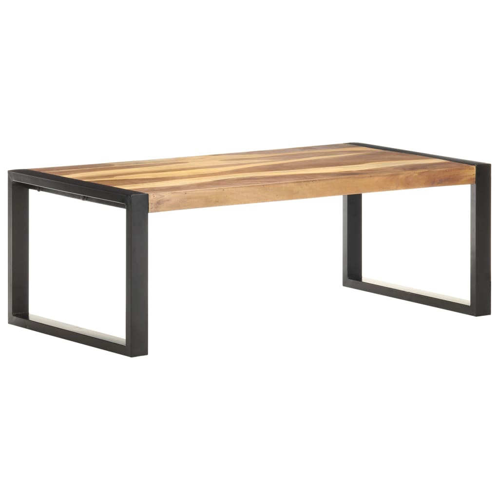 Coffee Table 110x60x40 cm Solid Wood with Sheesham Finish