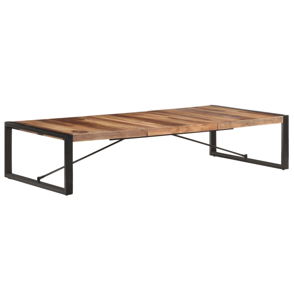 Coffee Table 180x90x40 cm Solid Wood with Sheesham Finish