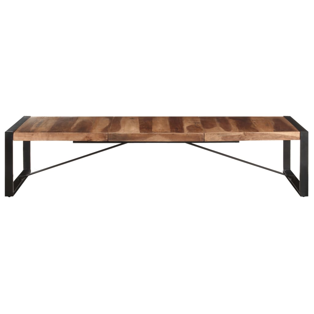 Coffee Table 180x90x40 cm Solid Wood with Sheesham Finish