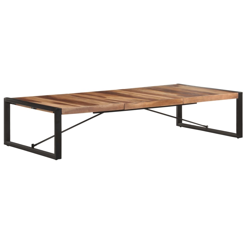 Coffee Table 180x90x40 cm Solid Wood with Sheesham Finish