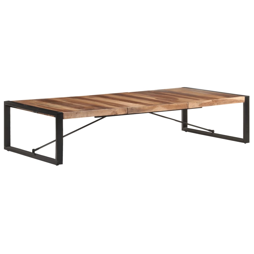 Coffee Table 180x90x40 cm Solid Wood with Sheesham Finish