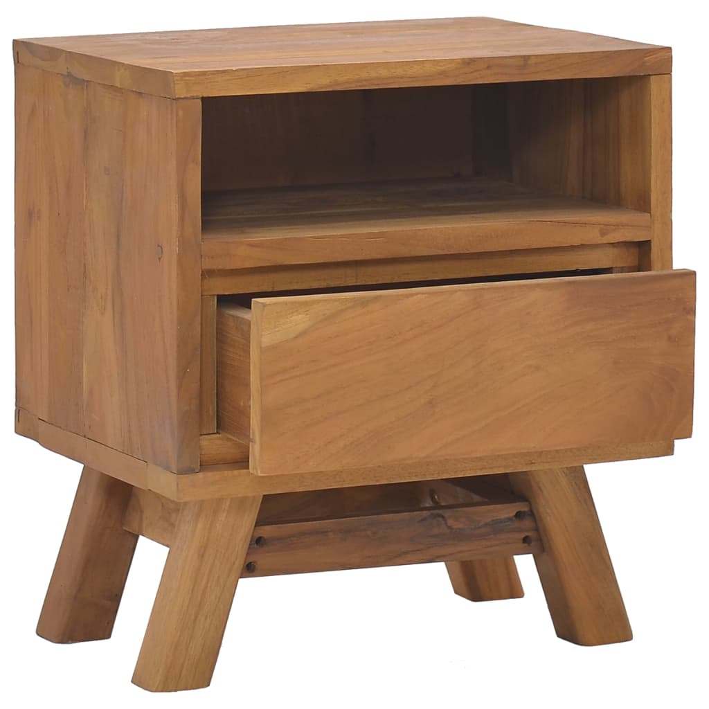 Bedside Cabinet 40x30x45 cm Solid Teak Wood