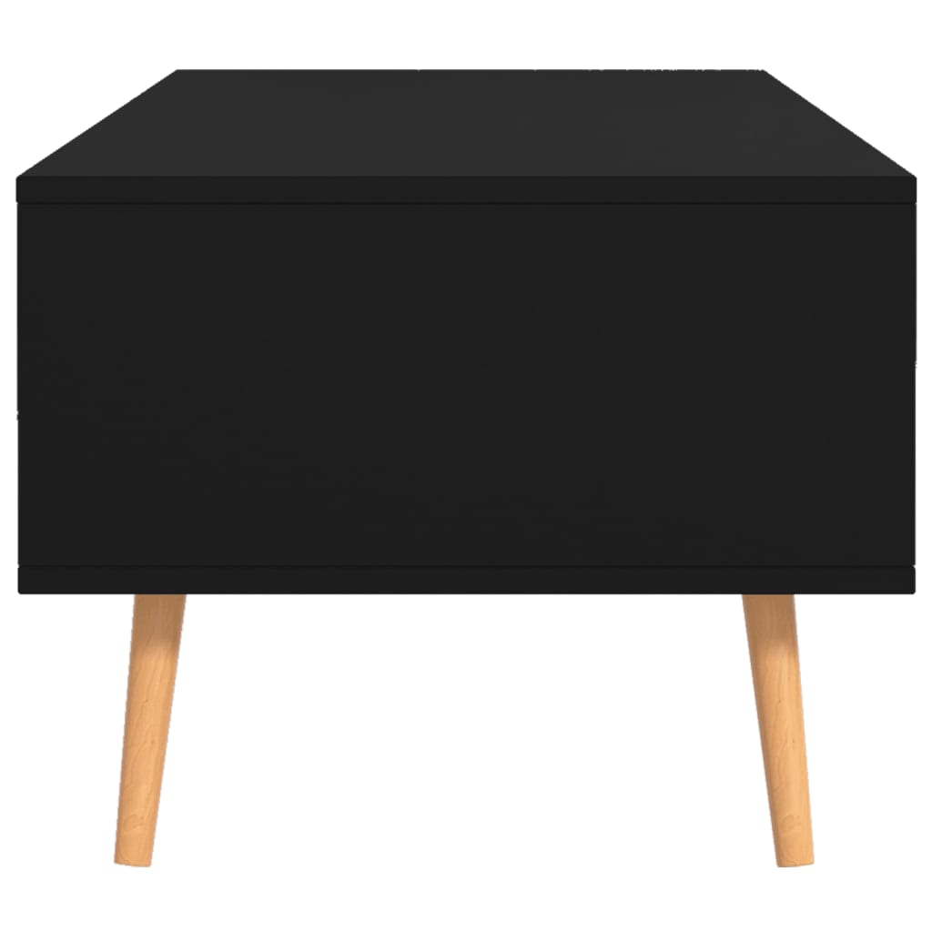 Coffee Table Black 100x49.5x43 cm Engineered Wood