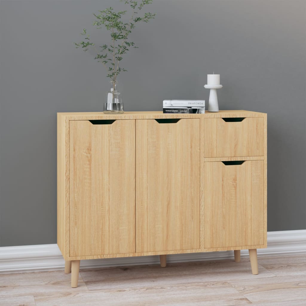 Sideboard 90X30X72 Cm Engineered Wood