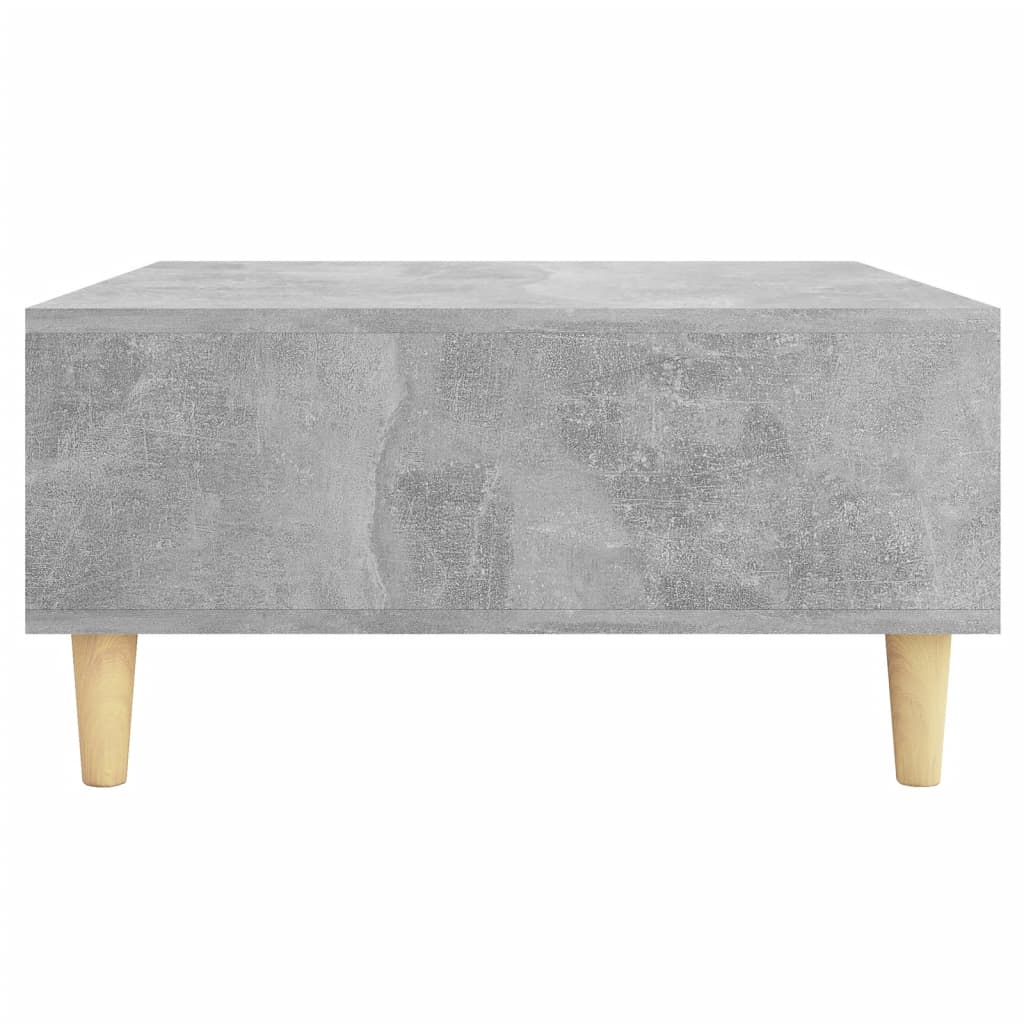 Coffee Table Concrete Grey 60x60x30 cm Engineered Wood