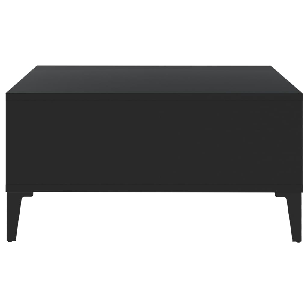 Coffee Table Black 60x60x30 cm Engineered Wood