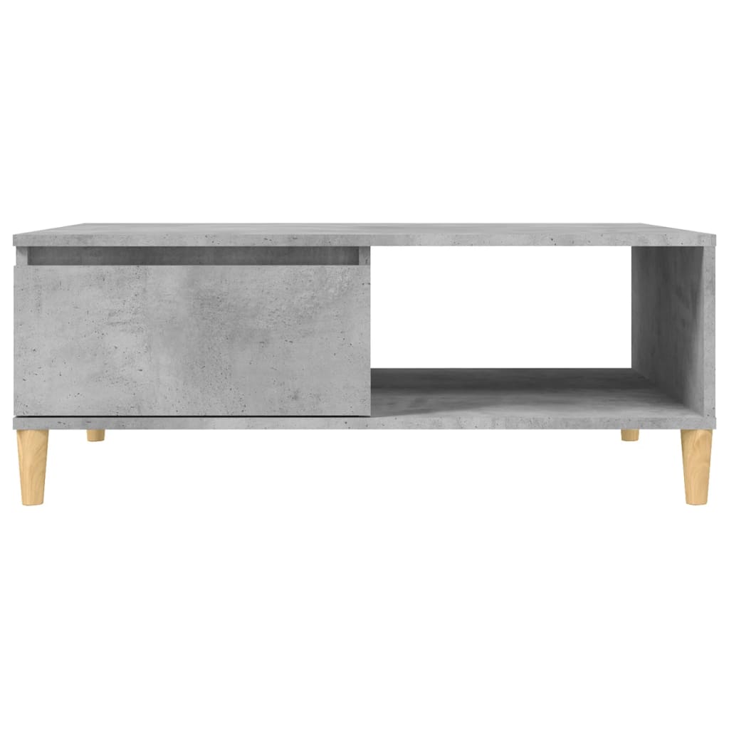 Coffee Table Concrete Grey 90x60x35 cm Engineered Wood