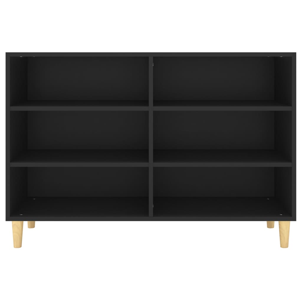 Sideboard Black 103.5x35x70 cm Engineered Wood