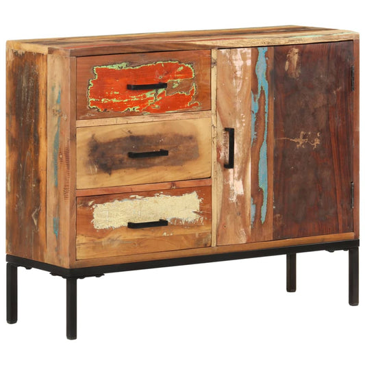 Sideboard 88X30X73 Cm Solid Reclaimed Wood