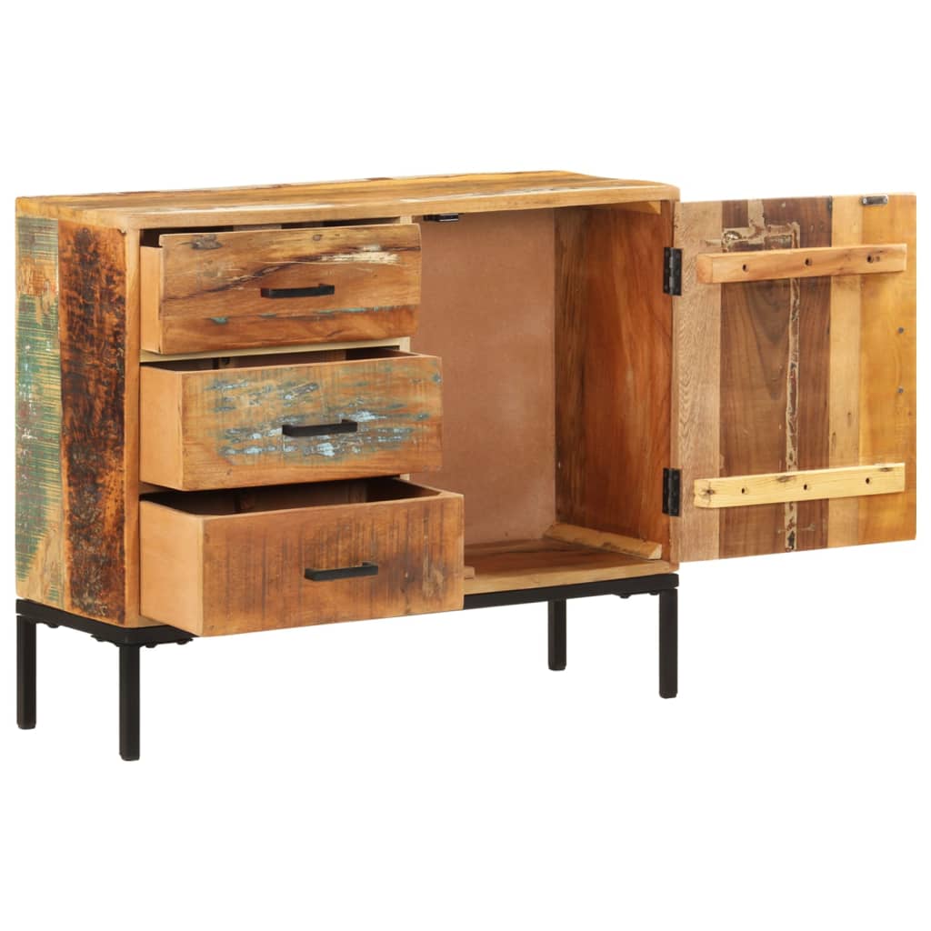 Sideboard 88X30X73 Cm Solid Reclaimed Wood