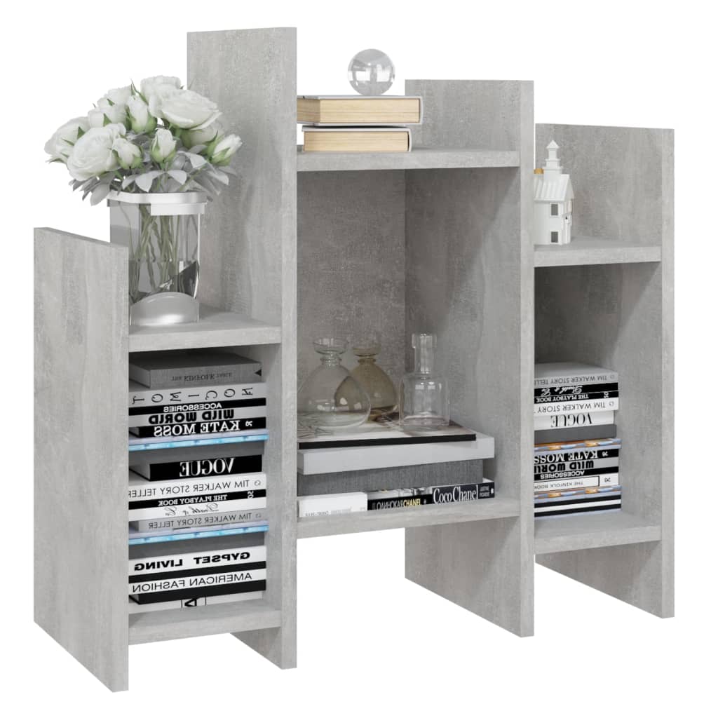 Side Cabinet Concrete Grey 60x26x60 cm Engineered Wood