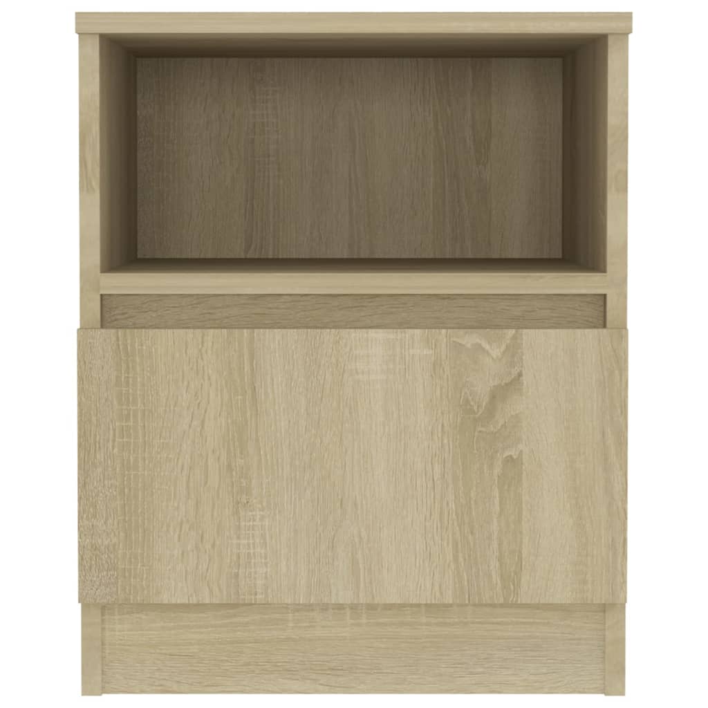 Bed Cabinets 2 pcs Sonoma Oak 40x40x50 cm Engineered Wood