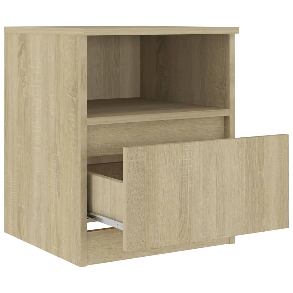 Bed Cabinets 2 pcs Sonoma Oak 40x40x50 cm Engineered Wood