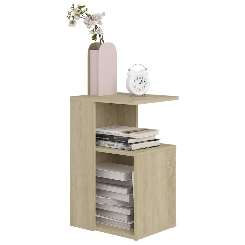 Side Table Sonoma Oak 36x30x56 cm Engineered Wood