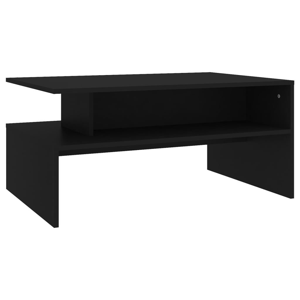 Coffee Table Black 90x60x42.5 cm Engineered Wood