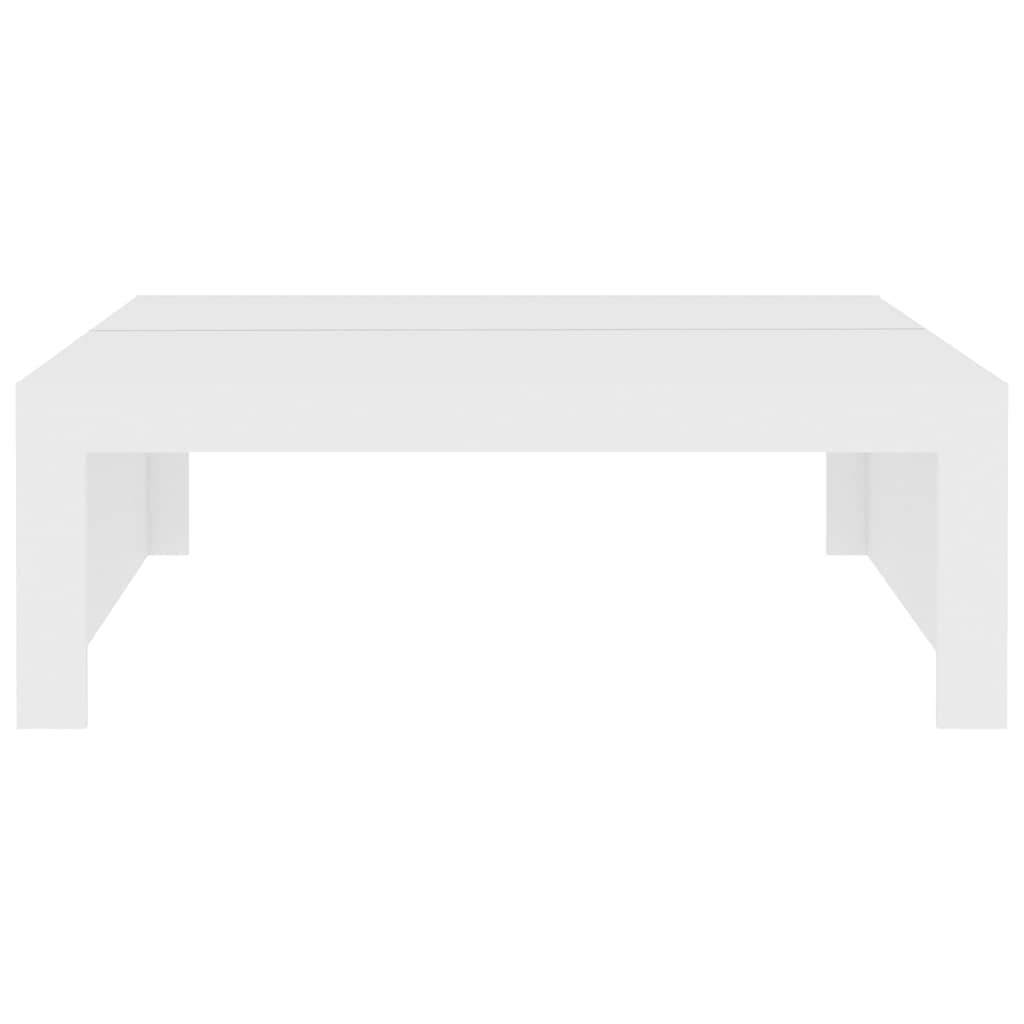 Coffee Table White 100x100x35 cm Engineered Wood