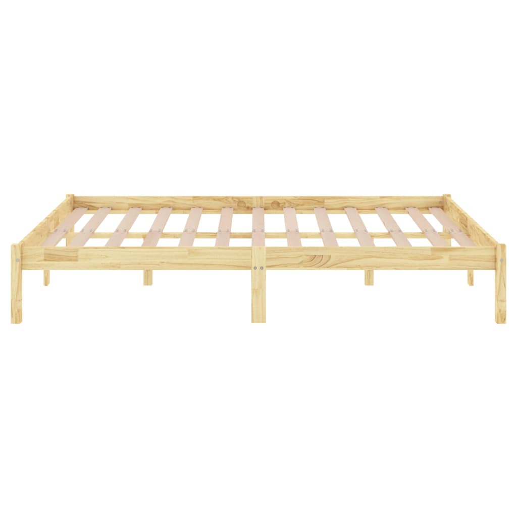 Bed Frame Solid Wood 153X203 Cm Queen Size