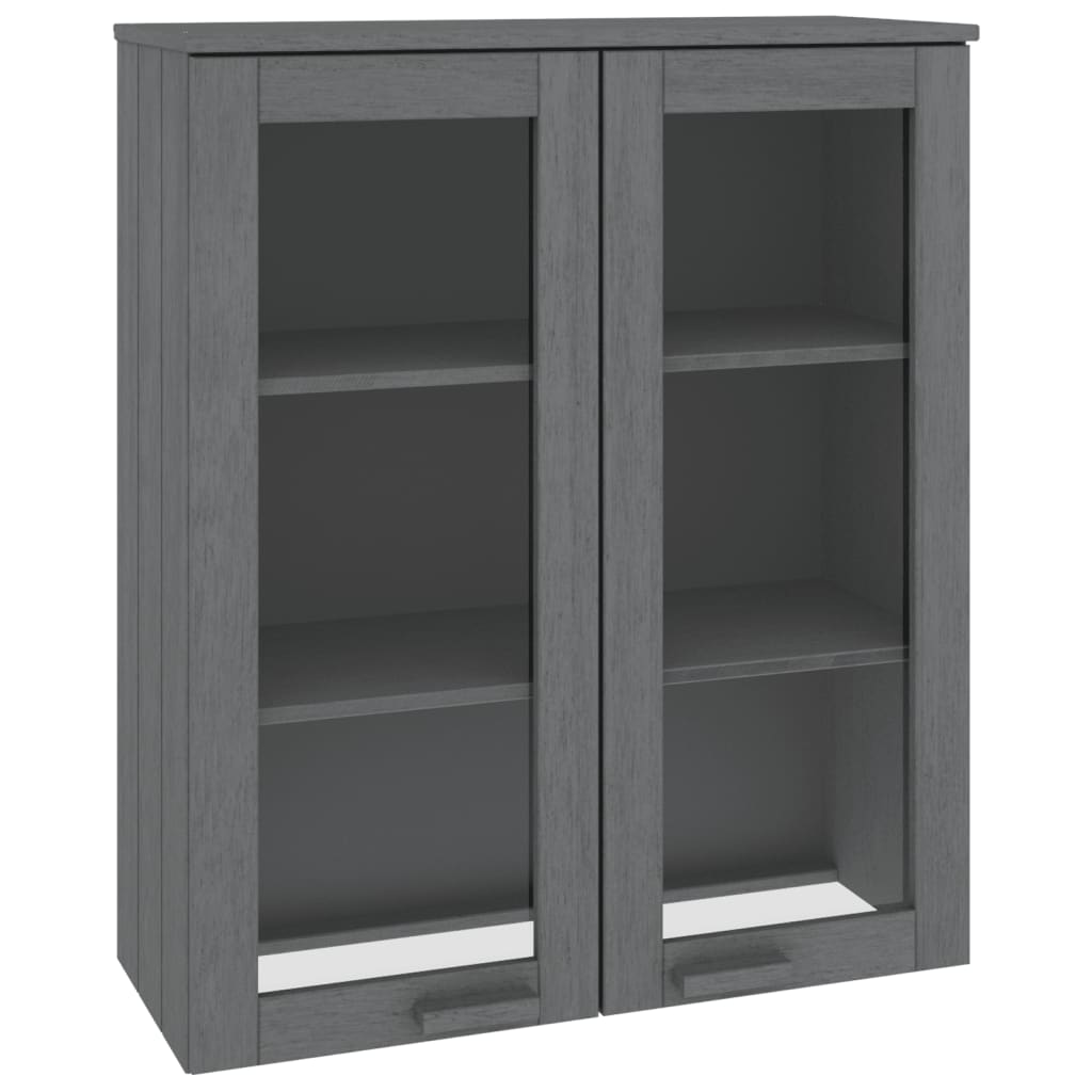 Top for Highboard"HAMAR" Dark Grey 85x35x100cm Solid Wood Pine