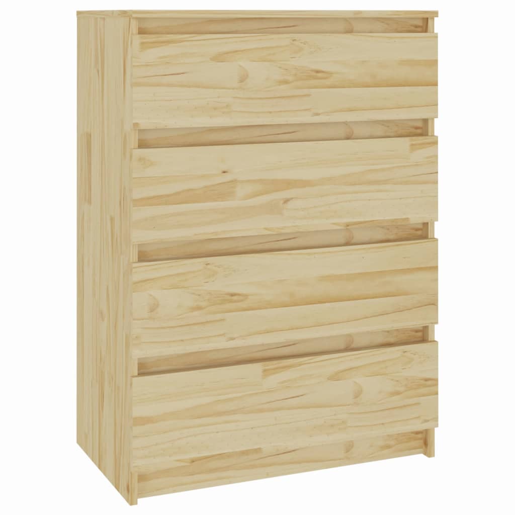 Side Cabinets 3 Pcs Solid Pinewood