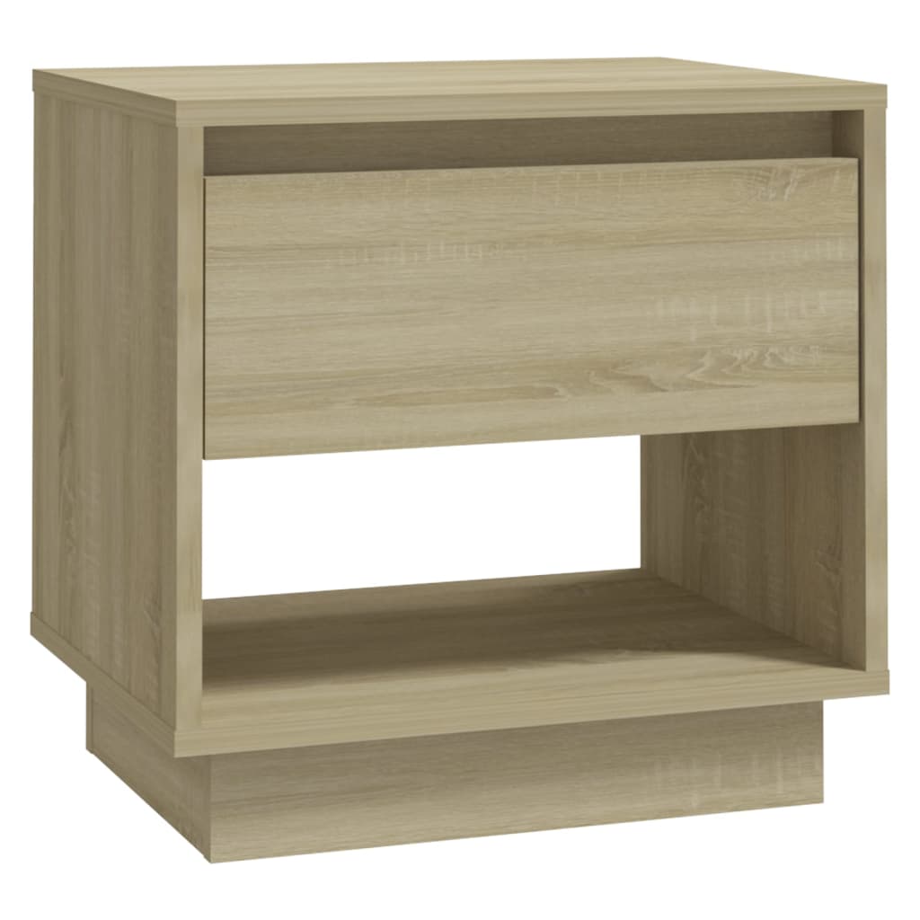 Bedside Cabinet Sonoma Oak 45x34x44 cm Engineered Wood