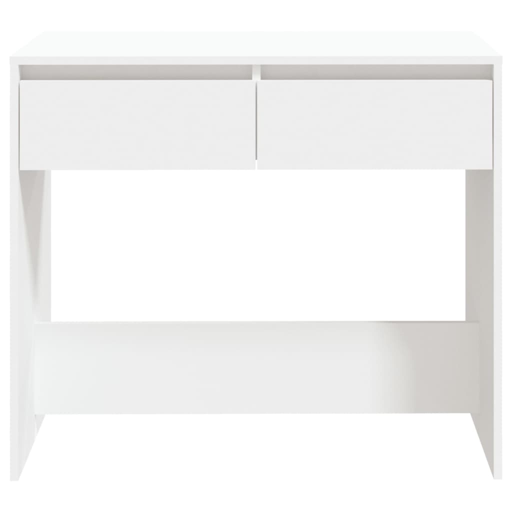 Console Table White 89X41X76.5 Cm Engineered Wood