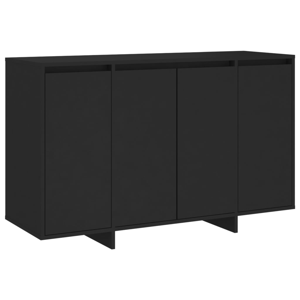 Sideboard Black 120x41x75 cm Engineered Wood