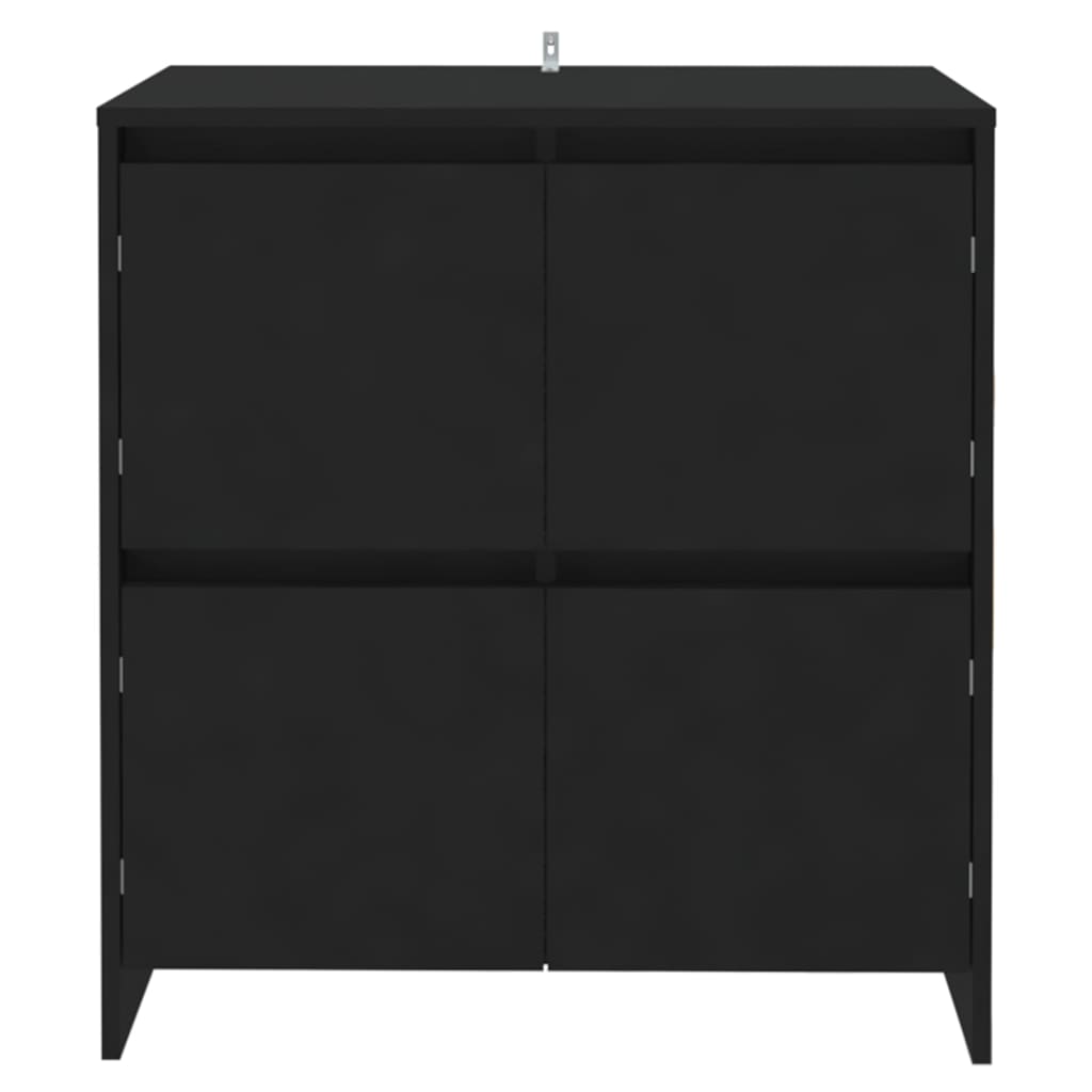 Sideboard Black 70x41x75 cm Engineered Wood