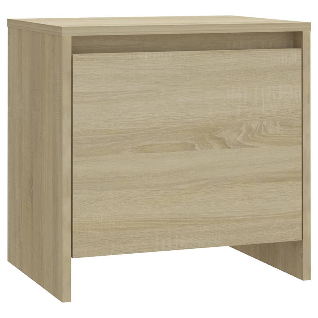 Bedside Cabinet Sonoma Oak 45x34x44.5 cm Engineered Wood