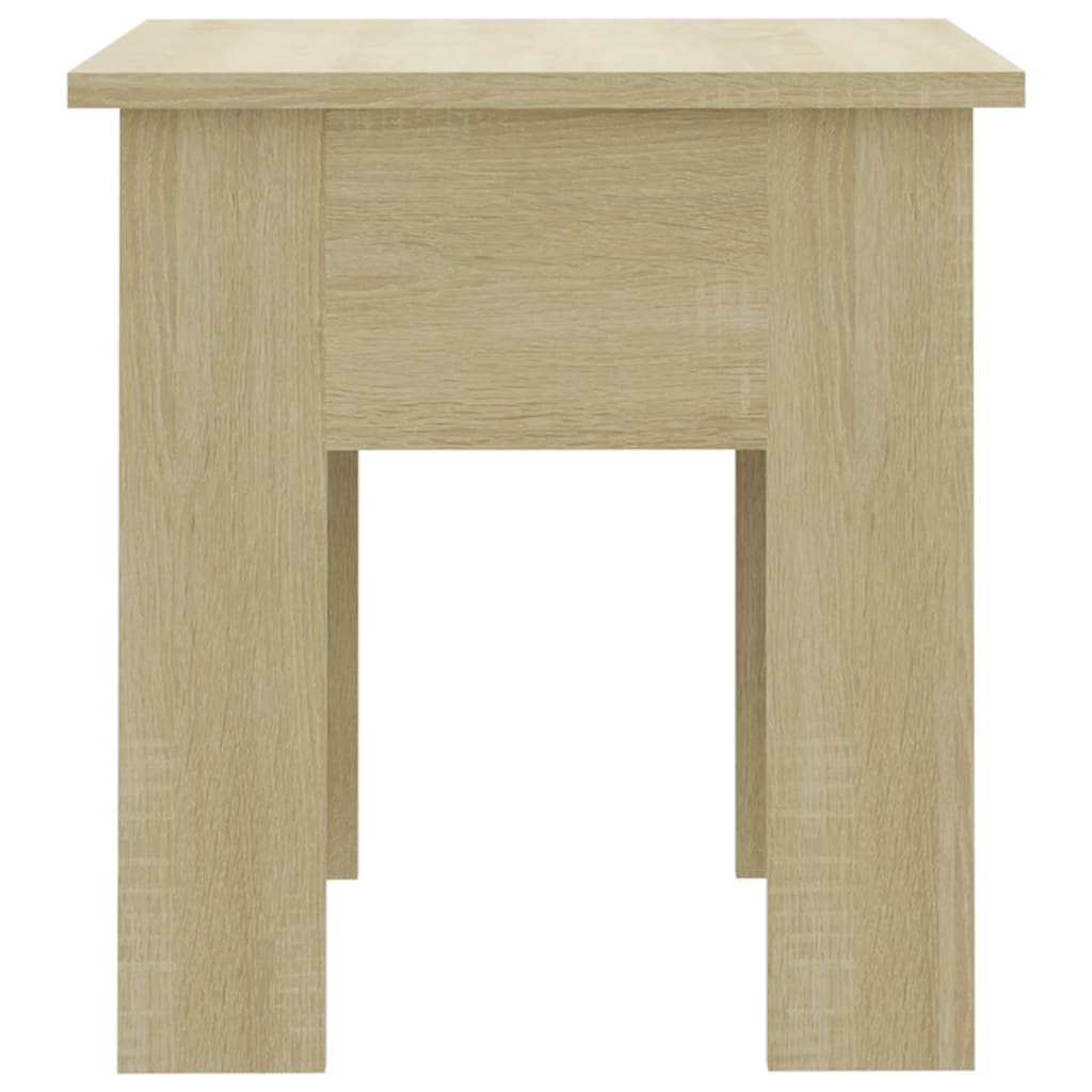 Coffee Table Sonoma Oak 40x40x42 cm Engineered Wood