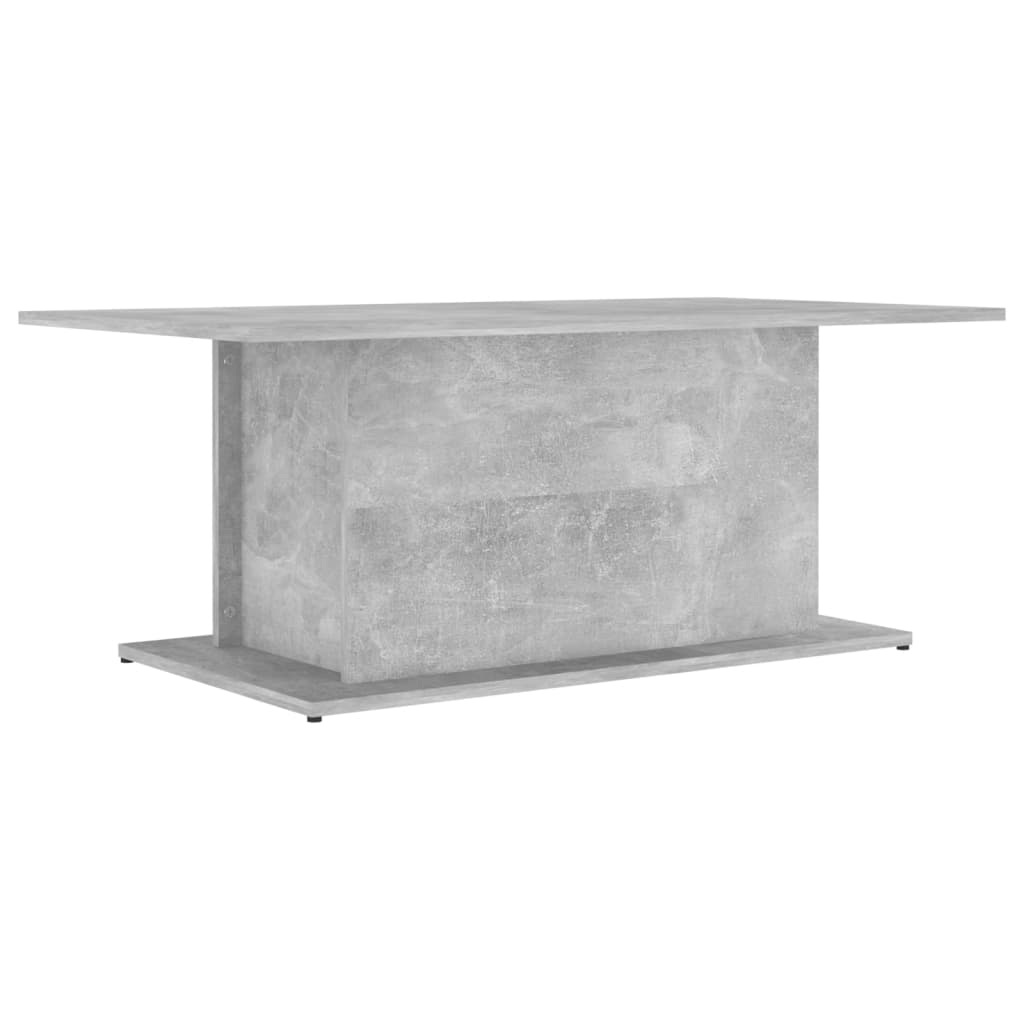 Coffee Table Concrete Grey 102x55.5x40 cm Engineered Wood