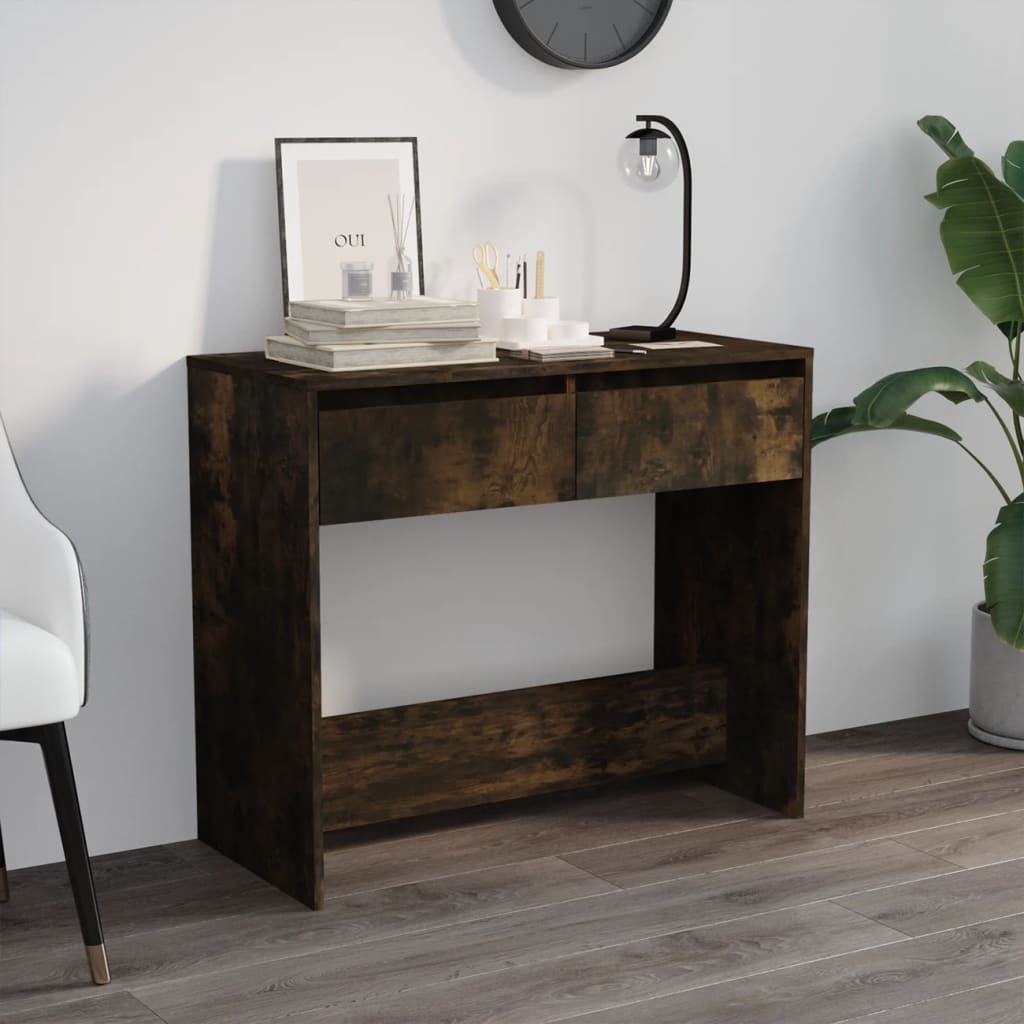 Console Table White 89X41X76.5 Cm Engineered Wood