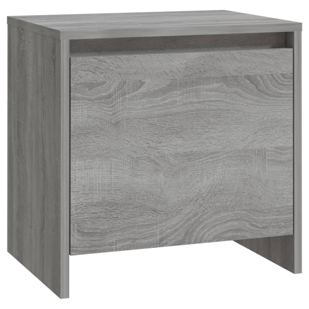 Bedside Cabinets 2 pcs Grey Sonoma 45x34x44.5 cm Engineered Wood