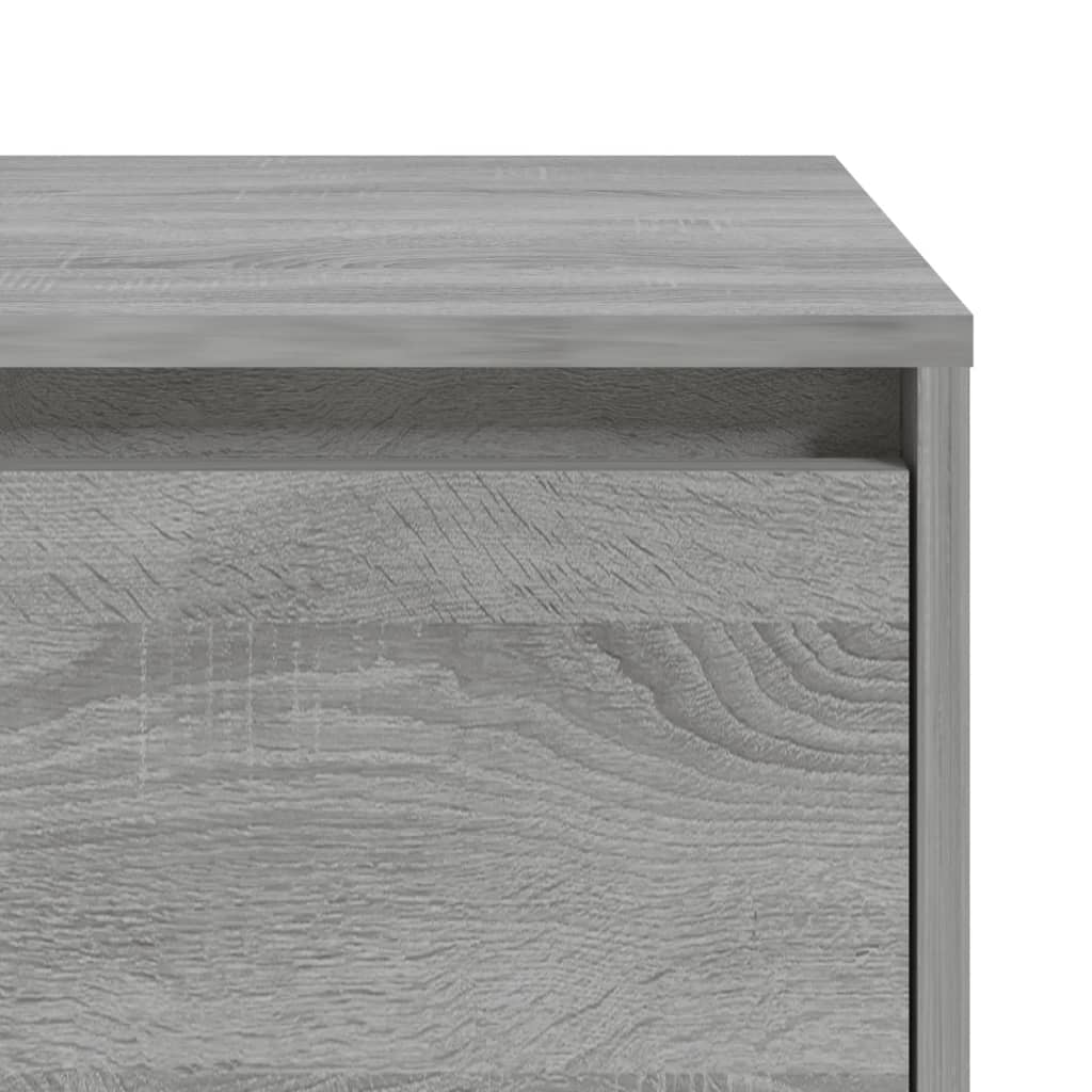 Bedside Cabinets 2 pcs Grey Sonoma 45x34x44.5 cm Engineered Wood