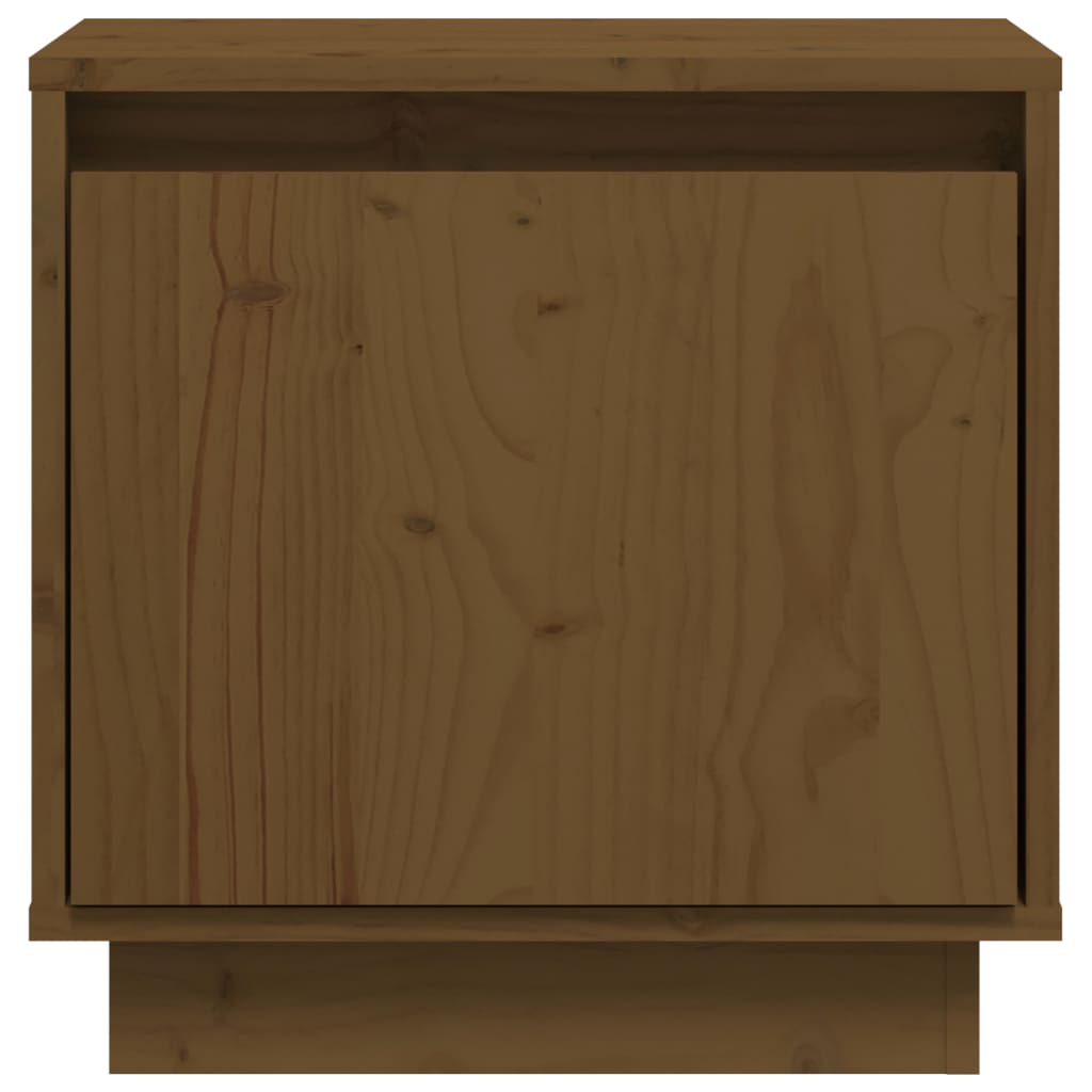 Bedside Cabinets 2 pcs Honey Brown 40x30x40 cm Solid Wood Pine